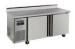 346L Double Door Commercial Undercounter Refrigerator With Backrer , 1500x800x800