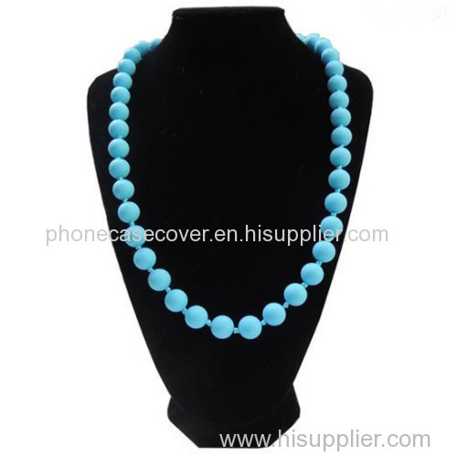 custom eco-friendly and Fashion lady silicone necklace