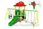 Large Park Commercial Playground Swing Sets Slide Kit with Canopy