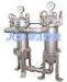 Replace Duplex Bag Stainless Steel Filter Housing , ASTM SS304 / SS316