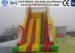 Commercial Red Kids Inflatable Slides Toys Water resistance 0.55mm PVC