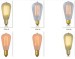 china light Bulbs ST64 Thomas Edison Carbon bulbs lighting energy saving lamps e27 40w incandescent bulb