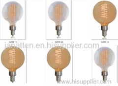 big size Globe ligh bulb G250 60w firework light bulbs E40 China light bulbs lamp factory wholesale energy saving