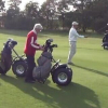 segway two wheel electric golf cart