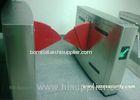 Luxury High Security Flap Barrier Gate Turnstile With Speech Function Turnstile