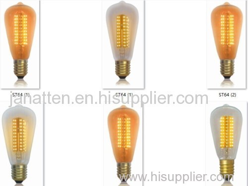 led bulb light Vintage Antique Led Bulbs lighting Edison Bulb led E27 led lamps 110-240V 3w LED light