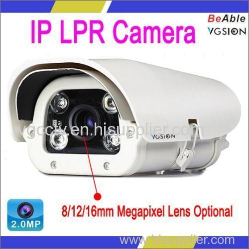 Ambarella A5S ARM11 and 2.0Megapixel CMOS Sensor 2.0MP IP LPR Camera