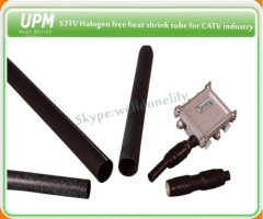 Medium wall heat shrink tube used in CATV