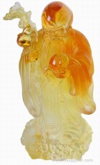 the longlife god of religious buddha figurine