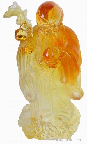 the longlife god of religious buddha figurine