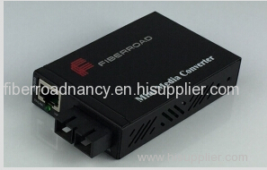 Mini 10/100/1000Base-TX to 1000Base-FX Fiber Media Converter