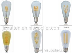 Edison antique LED bulb ST64 LED lights Edison E27 110V-130V lamp led bulb 3W/5W/6W Led warm white 2200K-6500K