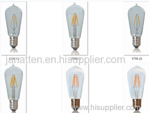 lamp light fixture ST58 LED lights bulb energy saving lamps 110V-130V e27 led lightings 3W/5W/7W Led Bulb