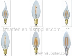 China LED lights lighting produce factory Edison Candle bulb led C35 E14 110V-130V lamp led bulb displays led high power