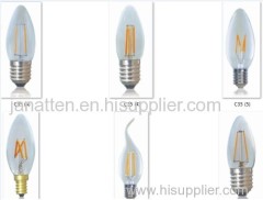 China LED lights lighting produce factory Edison Candle bulb led C35 E14 110V-130V lamp led bulb displays led high power