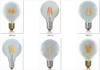 top quality G95 Globe LED lights bulb led light Edison E27 globe led bulb 110V-130V lamp light fixture warm white bulb