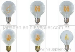 top quality G95 Globe LED lights bulb led light Edison E27 globe led bulb 110V-130V lamp light fixture warm white bulb