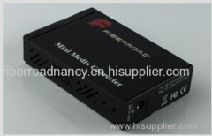 Mini 2-Port 10/100/1000Base-TX to 1000Base-FX Fiber Media Converter