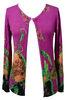 Pink Printed Cartin Womens Viscose Knit Sweaters , Eco-Friendly