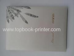 Sponge gold stamping three-layer thread glue binding hardcover or hardback book printing