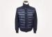 Woven and knitted patchwork Mens Padded Jacket with fashion style