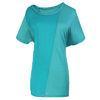 Green Round Neck T Shirt Casual Ladies Clothing , Fashion summer tees