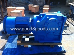 KA 47 Foot Mounted hollow Shaft Output bevel Reducer motor