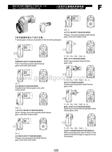 Competitive F  Parallel Shaft and Bevel Helical Gearbox for agitator