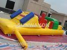 0.9mm water proof PVC backyard inflatable water park For Adults , Lead Free