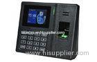 French / Portuguese USB Biometric Fingerprint Time Clock Plus Card Attendance Machine , 3 inch TFT S