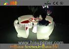 commercial Plastic LED Bar Chair Illuminated Hotel furniture CE / RoHS / UL