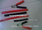 Red / Black Plastic Flexible Hose For Alligator Clip , Wire Harnesses , Transformers