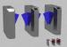 Blue / Red Wing automatic gate barrier system Intelligent Turnstiles