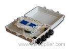 white FTTX fiber optic termination box for Wall mounted 24 cores