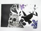 9.5 x 12 2 Pockets Paper Portfolio Folder with Spot UV finish cover