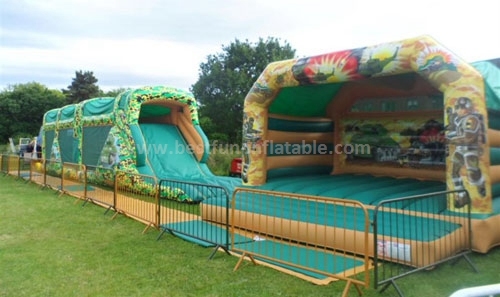 Attractive Children Amusing Inflatable Playground Obstacle Course