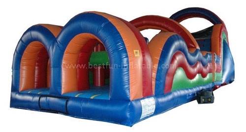 Kids lovely inflatable obstacle course for sale