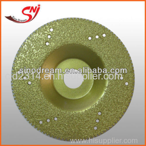 Vacuum Brazed Diamond Cup Wheel For Marble