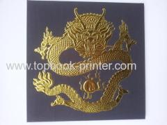 High-quality section sewn binding golden dragon foil stamping hardbound or casebound book with slipcase printer