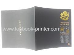 High-quality section sewn binding golden dragon foil stamping hardbound or casebound book with slipcase printer