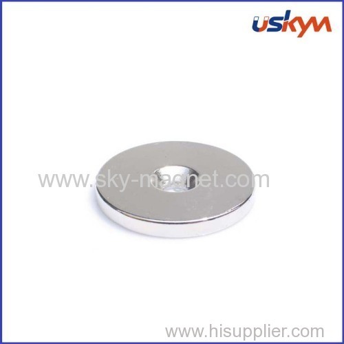 Disc Permanent NdFeB Magnet with Hole