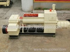 compact two-stage clay vacuum brick extruder machine