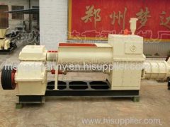 compact two-stage clay vacuum brick extruder machine