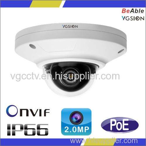 Vandal proof 2.0 Megapixel IP66 & IK10 housing IP Camera