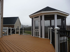 Project in Russia of WPC composite decking