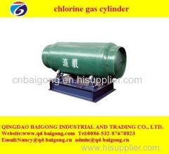 empty steel liquid chlorine cylinder