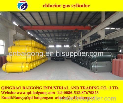 100L steel liquid chlorine cylinder
