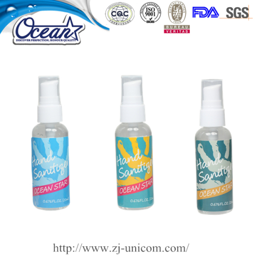 60ml waterless hand sanitizer travel promotional items