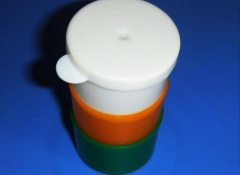 Four color medication cup