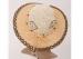 9cm Brown Paper String Packable Sun Hats For Women , Raffia Wide Brim Sun Hat